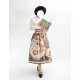 Cyans Qing Nova Totius Terrarum Orbis Geographica Ac Hydrographica Tabula Skirt(Full Payment Without Shipping)